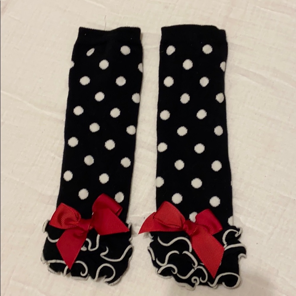 Baby girl leg warmers/cuffs